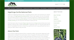 Desktop Screenshot of mgahinganationalpark.com